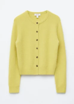 Alpaca-Blend Cardigan