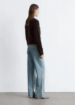 Alpaca-Blend Cardigan