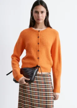 Alpaca-Blend Cardigan