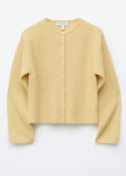 Alpaca-Blend Knitted Cardigan