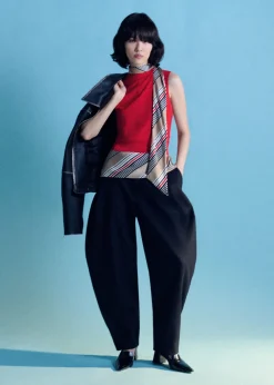 Barrel-Leg Trousers