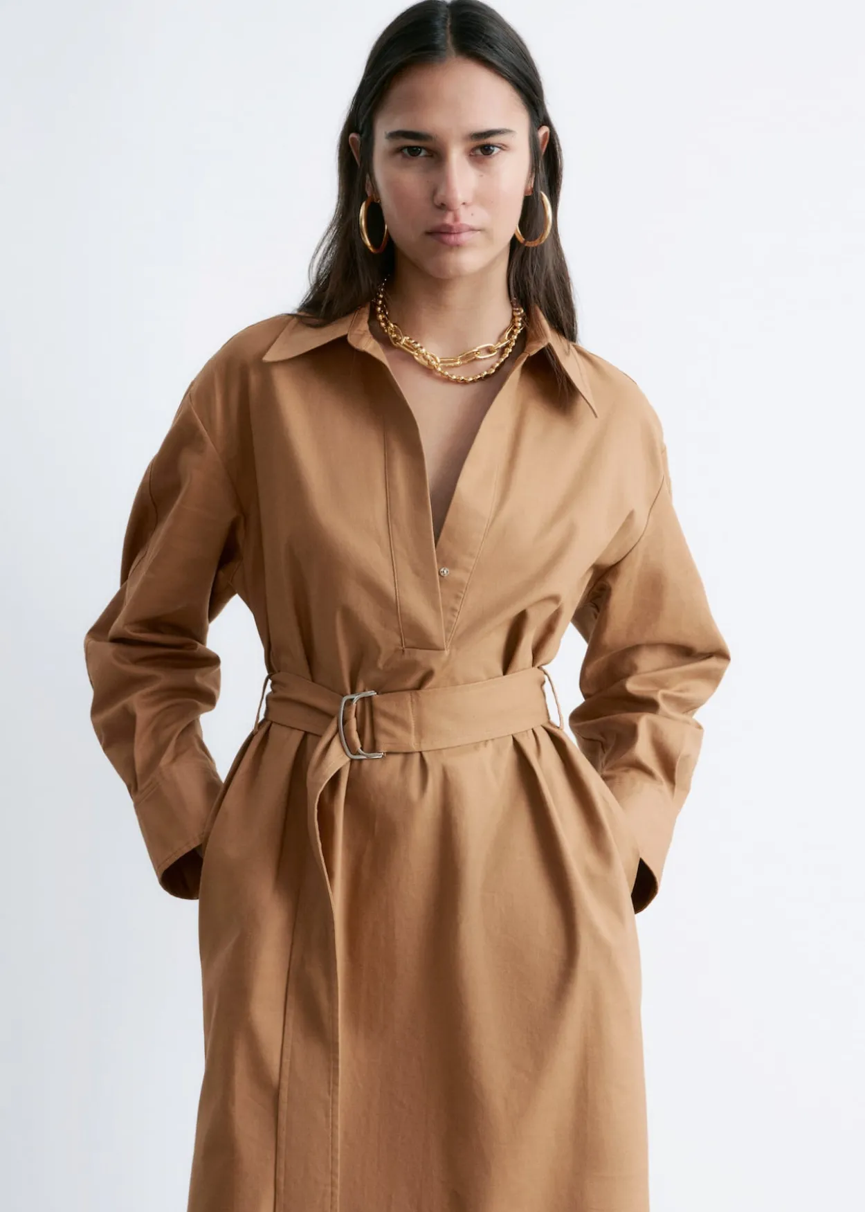 Belted Midi dress