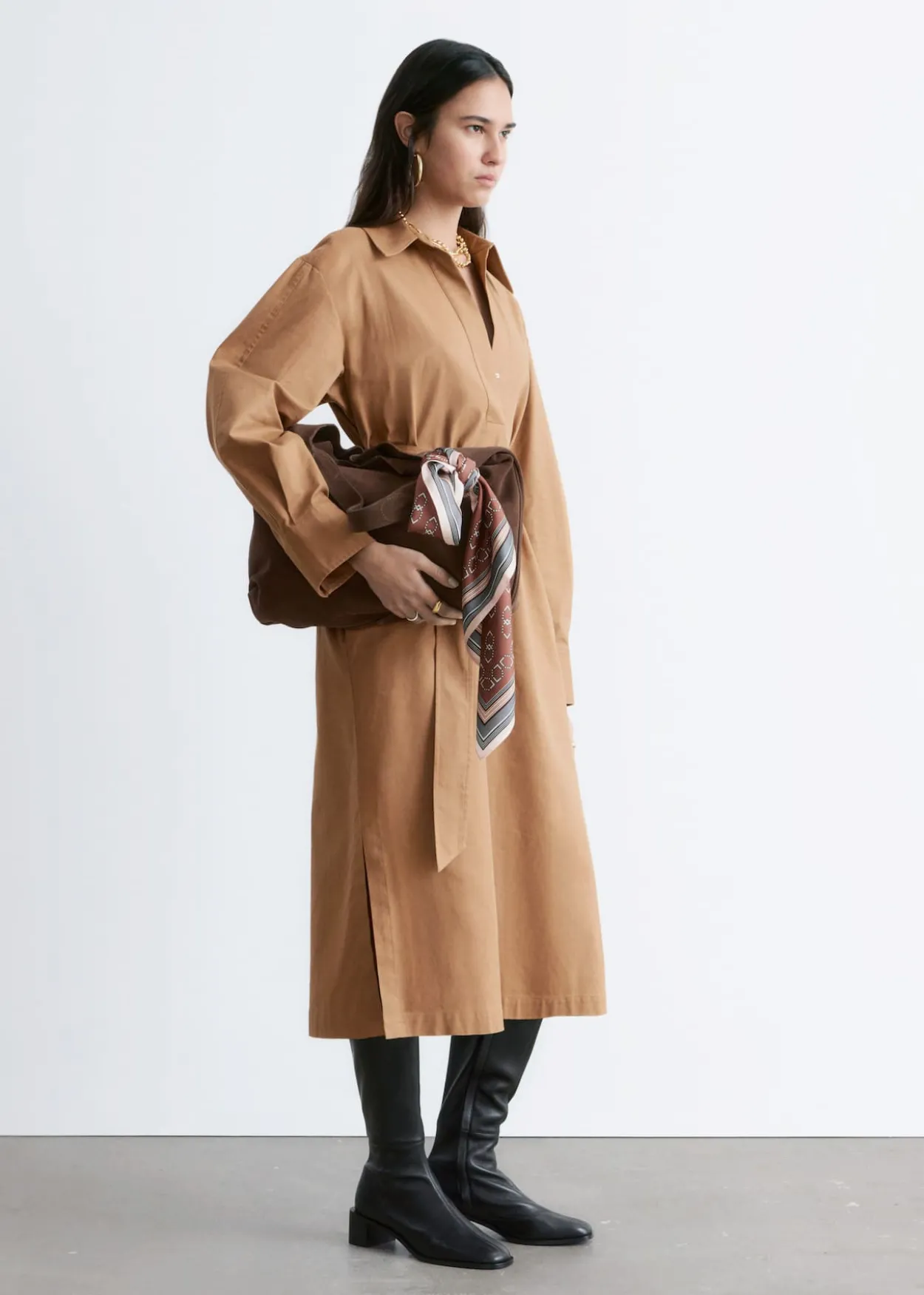 Belted Midi dress