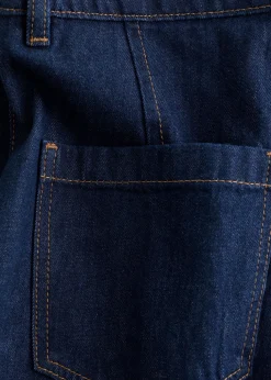 Bootcut Wrap-Seam Jeans