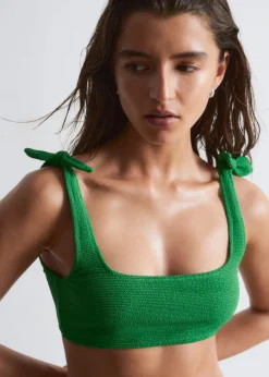 Bow-Detail Bikini Top