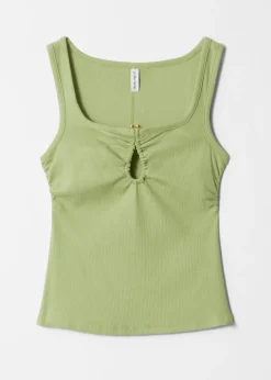 Buckle-Detailed Tank Top