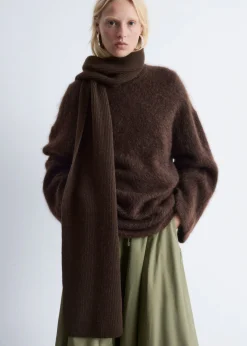Cashmere Knit Scarf