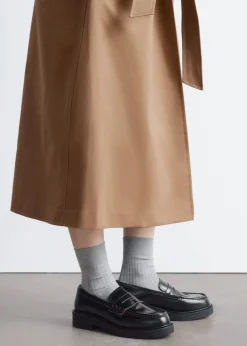 Chunky Leather Loafers