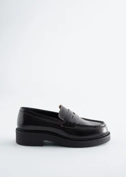 Chunky Leather Loafers