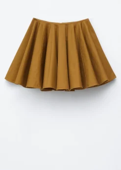 Cotton Circle Mini Skirt