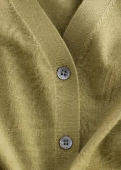Cropped Cashmere Cardigan