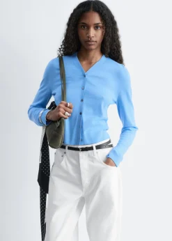 Cropped Cashmere Cardigan