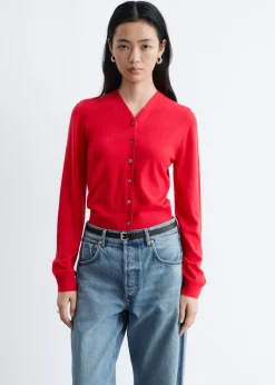 Cropped Cashmere Cardigan