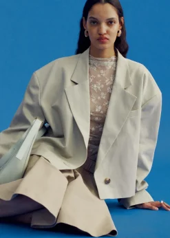 Cropped Oversized Blazer