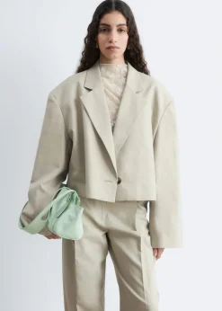 Cropped Oversized Blazer