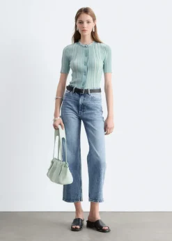 Cropped Wide-Leg Jeans