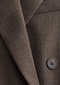 Double-Breasted Wool Blazer