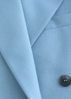 Double-Breasted Wool Blazer