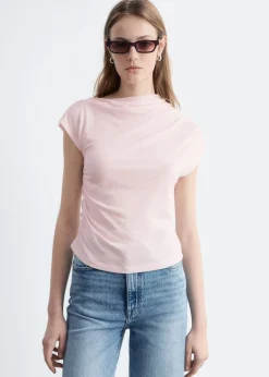 Draped Jersey Top