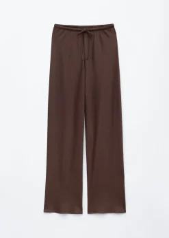Drawstring Twill Trousers