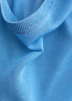 Fine-Knit Sheer Top