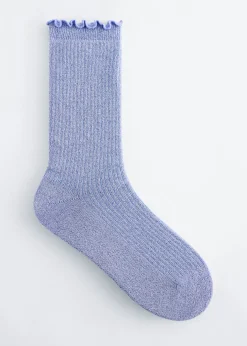 Frilled Glitter Socks