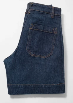 High-Waist Denim Shorts