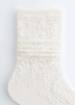 Jacquard Knit Socks