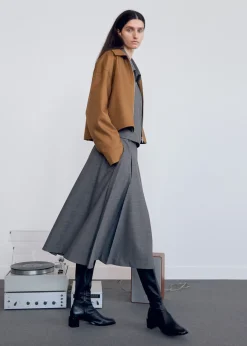 Knee-High Nappa Sock Boots
