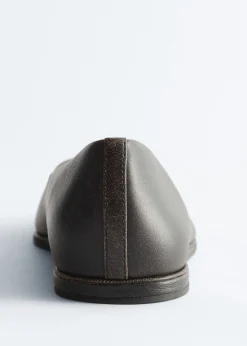 Leather Ballet Flats