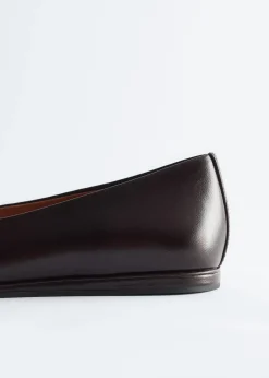 Leather Ballet Flats