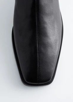 Leather Sock Boots
