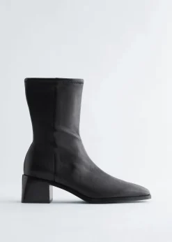 Leather Sock Boots