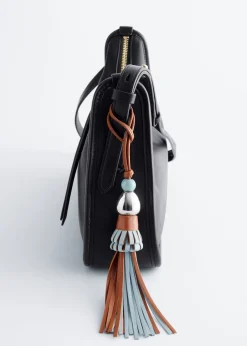 Leather Tassel Bag Charm