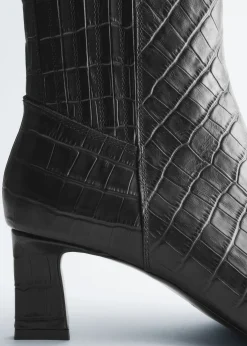 Pointed-Toe Ankle Boots