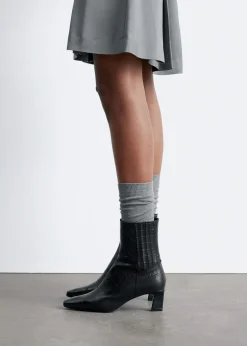 Pointed-Toe Ankle Boots