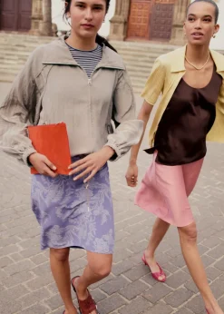 Sporty Viscose-Blend Jacket