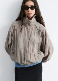 Sporty Viscose-Blend Jacket