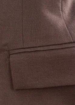 Tapered Linen Blazer